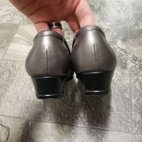 SAS Shoes Easier Slip On Loafer Pewter Silver Grandpacore Grannycore Academia - Picture 3 of 8